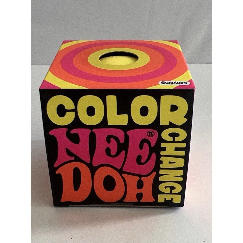 Schylling Nee Doh Color Change Stress Reliever Squeeze Ball TIKTOK‎ VIRAL Yellow